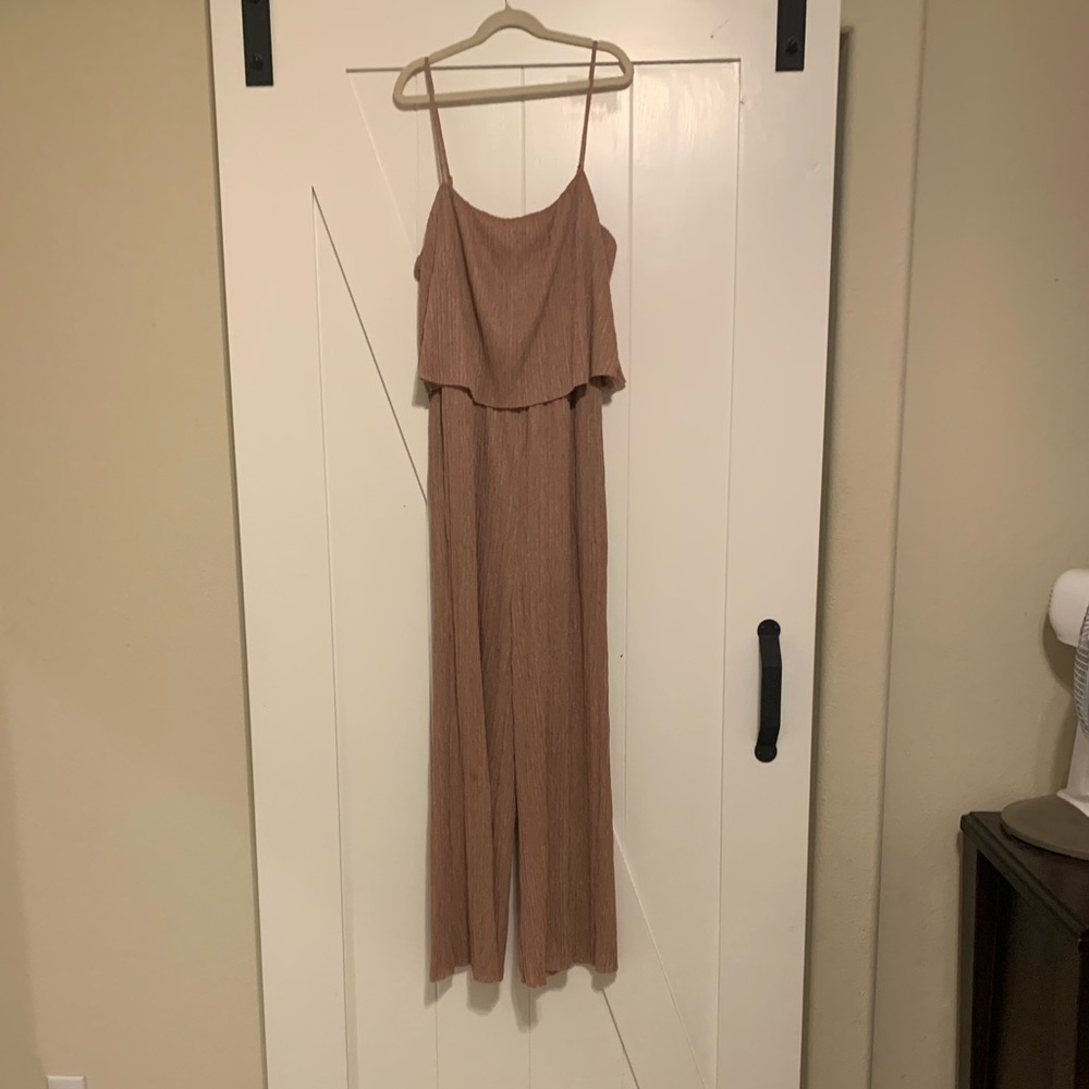 Lush summer blush romper 7/8 length